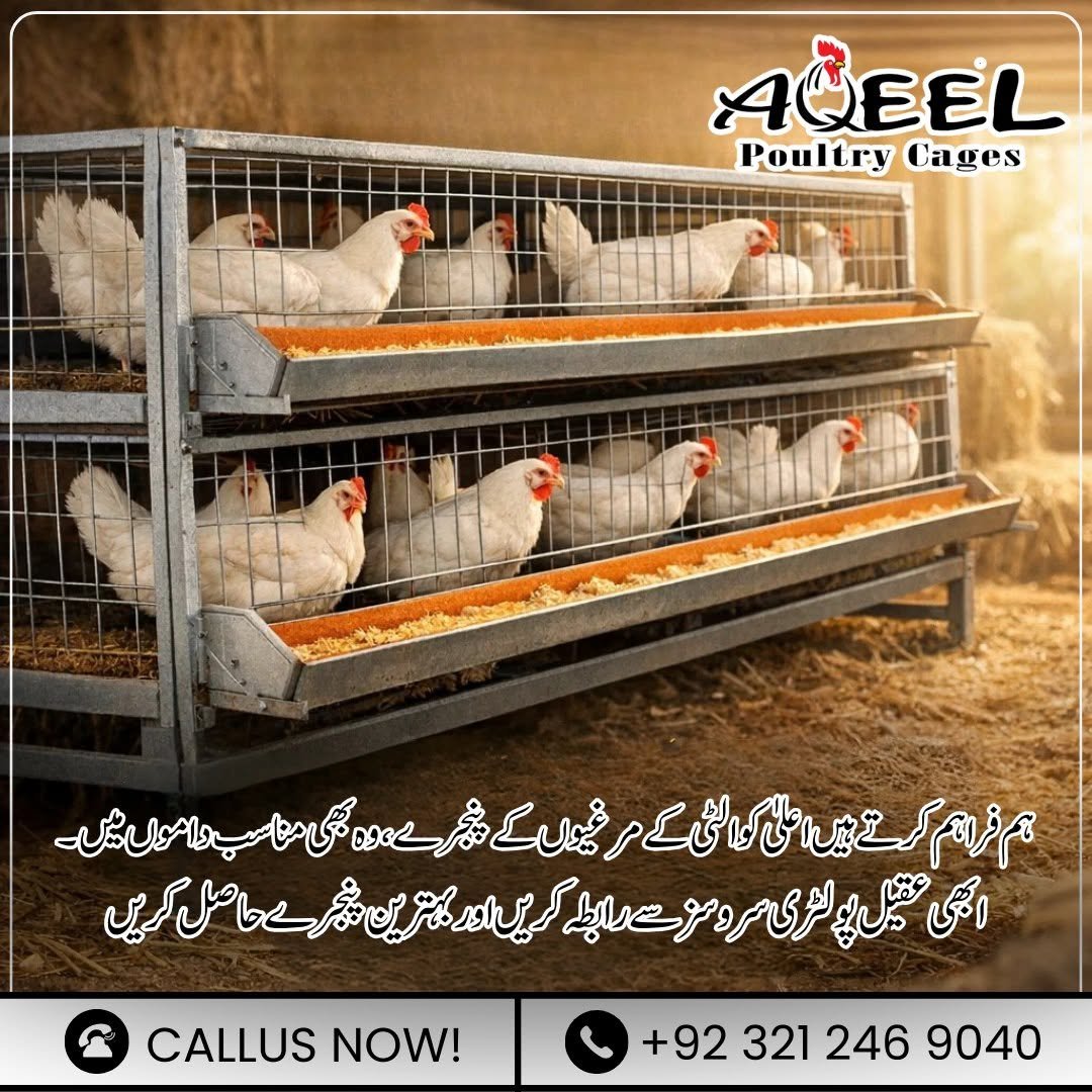 Layer Cages Manufacturers in Pakistan | Complete Buying Guide